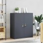 vidaXL Ντουλάπι αποθήκευσης Ανθρακί 90 x 40 x 105 cm Ατσάλι