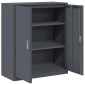 vidaXL Ντουλάπι αποθήκευσης Ανθρακί 90 x 40 x 105 cm Ατσάλι