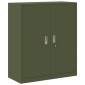 vidaXL Ντουλάπι αποθήκευσης Ελιά Πράσινη 90 x 40 x 105 cm Ατσάλι