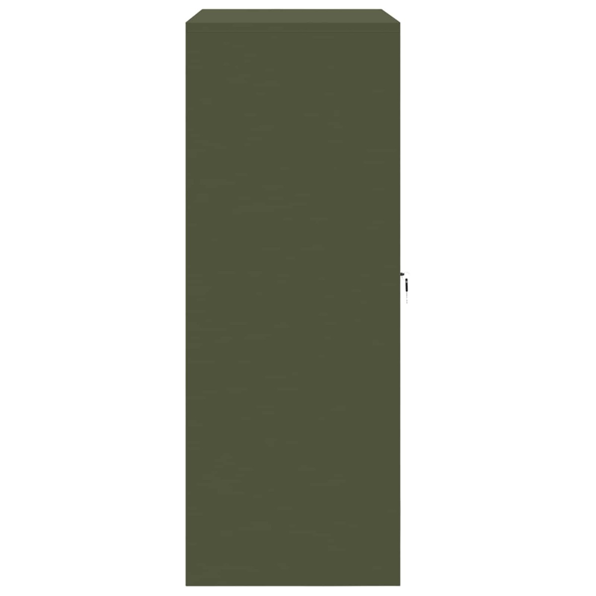 vidaXL Ντουλάπι αποθήκευσης Ελιά Πράσινη 90 x 40 x 105 cm Ατσάλι