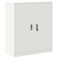 vidaXL Ντουλάπι αποθήκευσης Λευκός 90 x 40 x 105 cm Ατσάλι