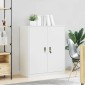 vidaXL Ντουλάπι αποθήκευσης Λευκός 90 x 40 x 105 cm Ατσάλι