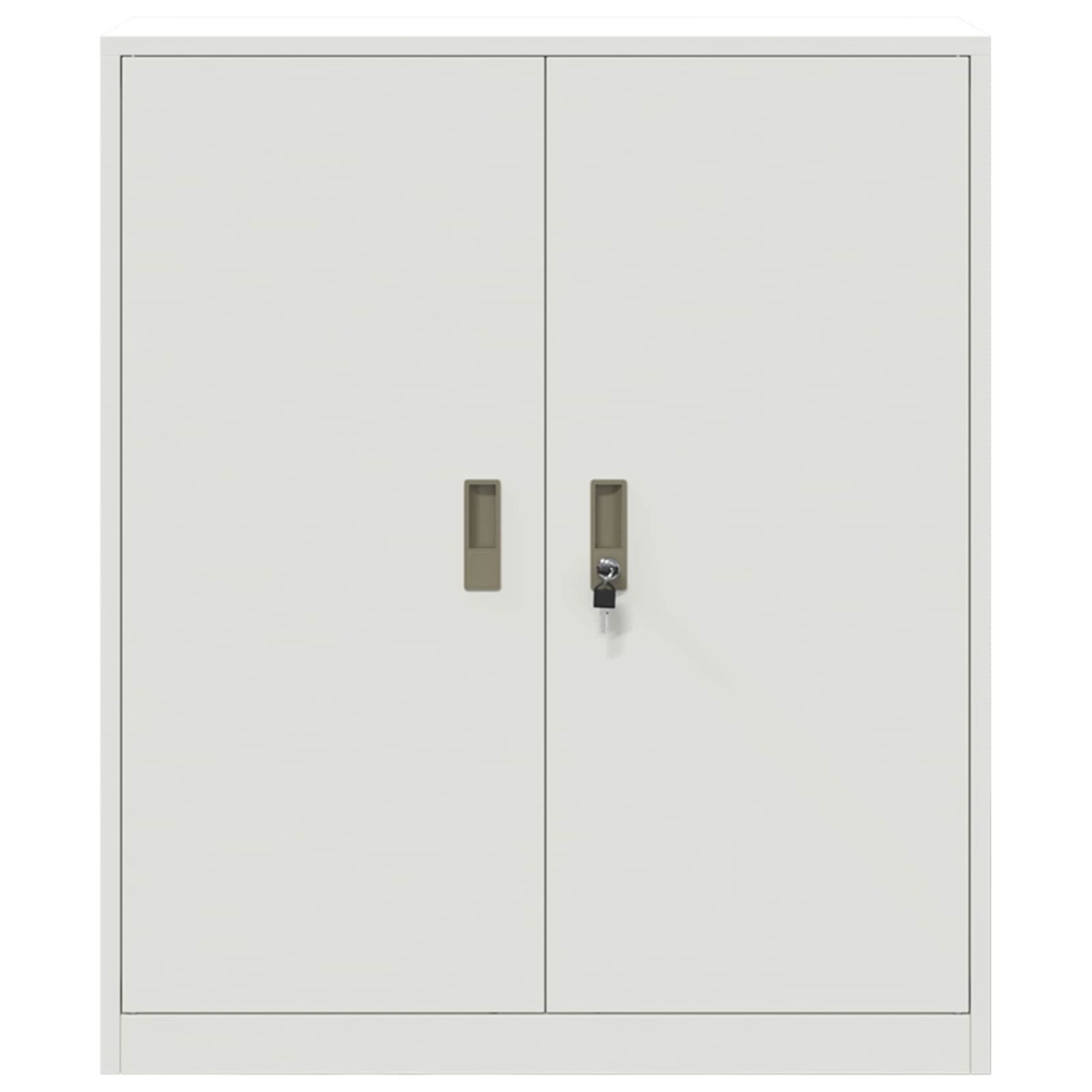 vidaXL Ντουλάπι αποθήκευσης Λευκός 90 x 40 x 105 cm Ατσάλι