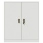 vidaXL Ντουλάπι αποθήκευσης Λευκός 90 x 40 x 105 cm Ατσάλι