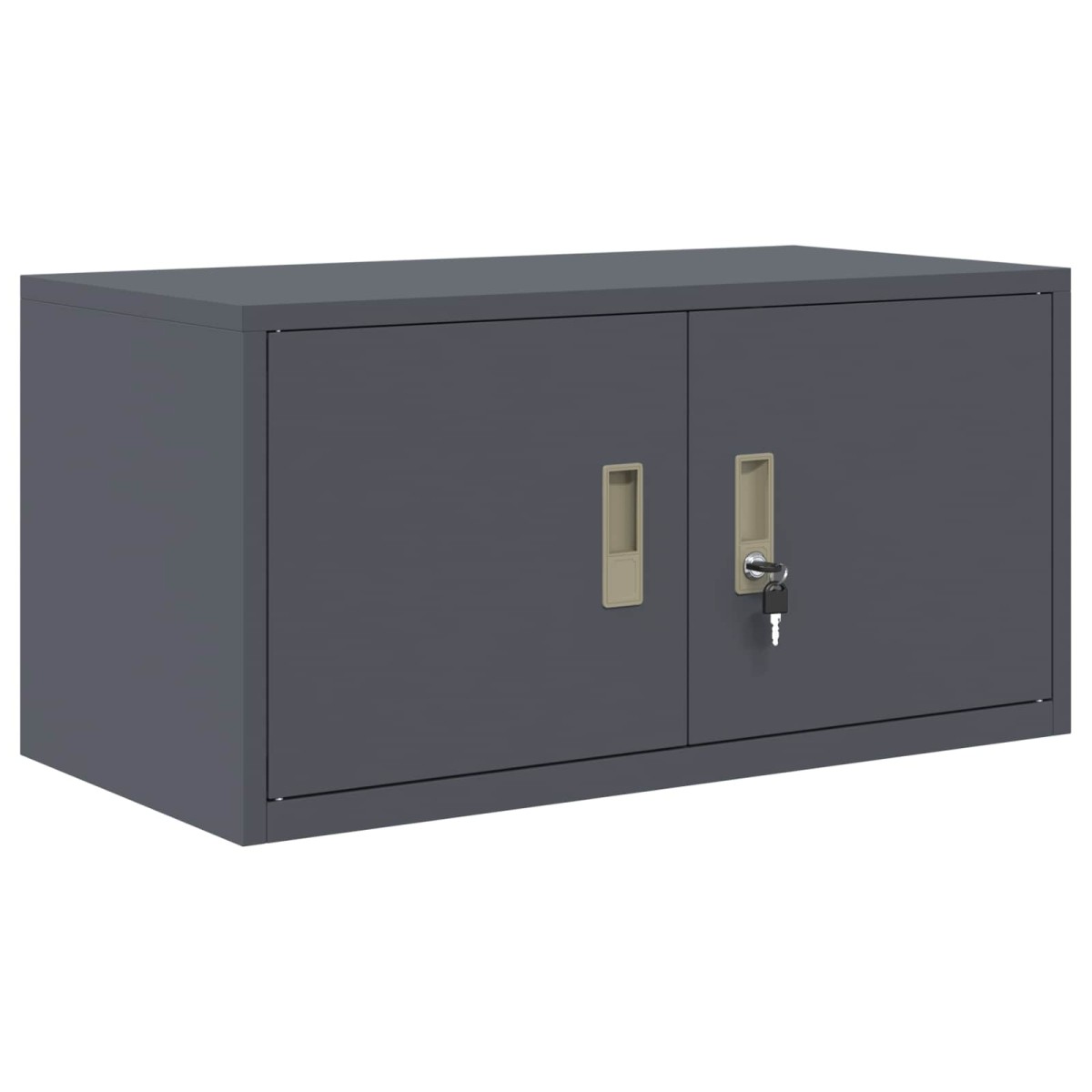 vidaXL Ντουλάπι αποθήκευσης Ανθρακί 80 x 40 x 40 cm Ατσάλι