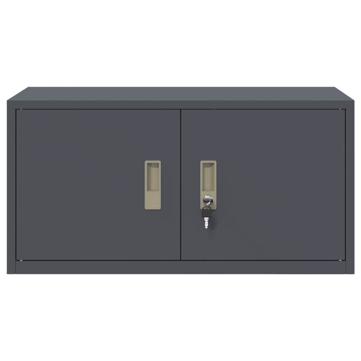 vidaXL Ντουλάπι αποθήκευσης Ανθρακί 80 x 40 x 40 cm Ατσάλι