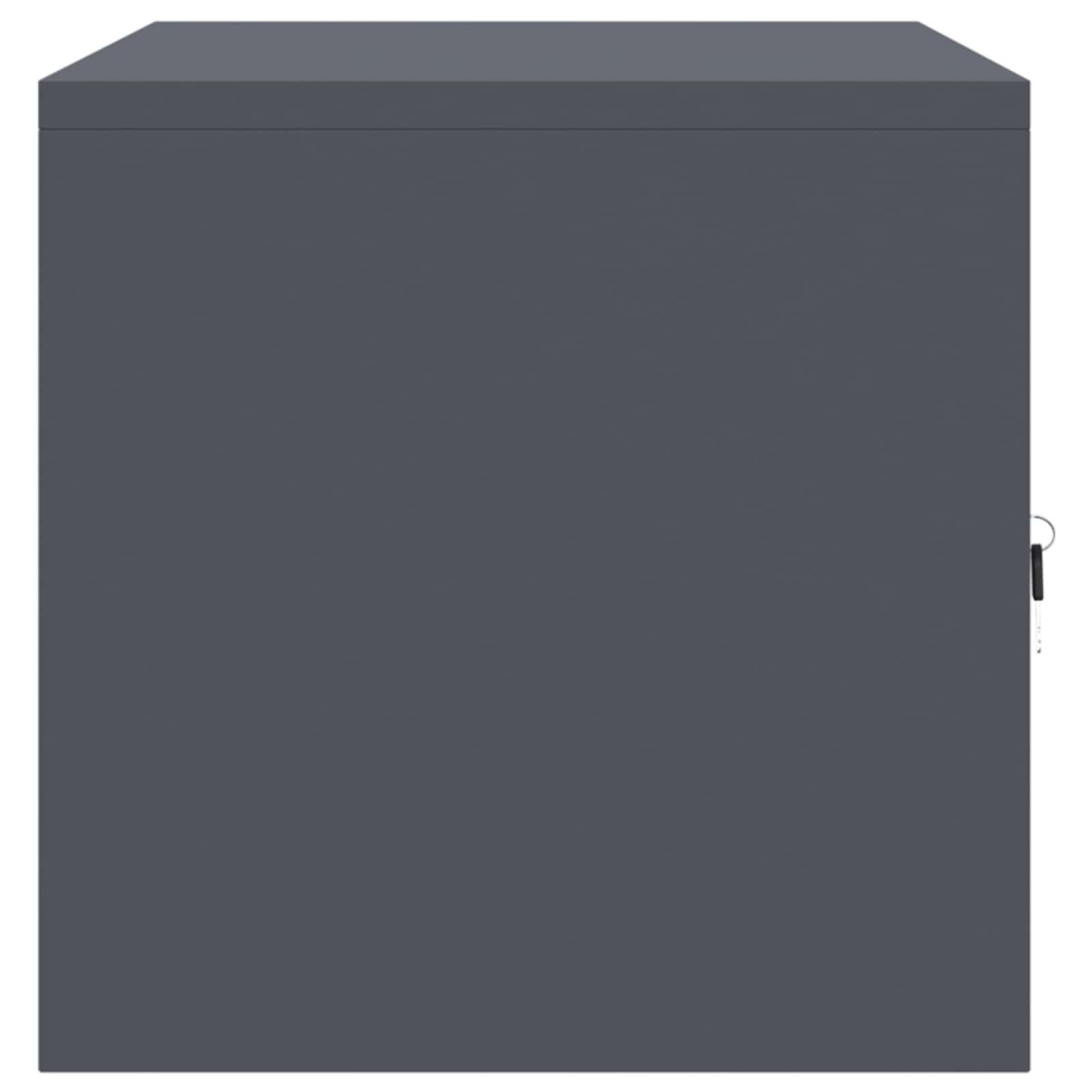 vidaXL Ντουλάπι αποθήκευσης Ανθρακί 80 x 40 x 40 cm Ατσάλι
