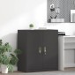 vidaXL Ντουλάπι αποθήκευσης Μαύρο 80 x 40 x 90 εκ Ατσάλι
