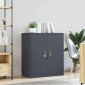 vidaXL Ντουλάπι αποθήκευσης Ανθρακί 80 x 40 x 90 εκ Ατσάλι
