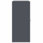 vidaXL Ντουλάπι αποθήκευσης Ανθρακί 80 x 40 x 90 εκ Ατσάλι