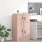 vidaXL Ντουλάπι αποθήκευσης Ροζ 60 x 40 x 40 εκ. Ατσάλι