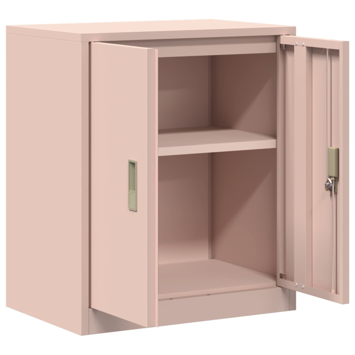 vidaXL Ντουλάπι αποθήκευσης Ροζ 60 x 40 x 70 εκ. Ατσάλι