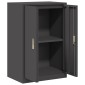 vidaXL Ντουλάπι αποθήκευσης Μαύρο 60 x 40 x 90 cm Ατσάλι