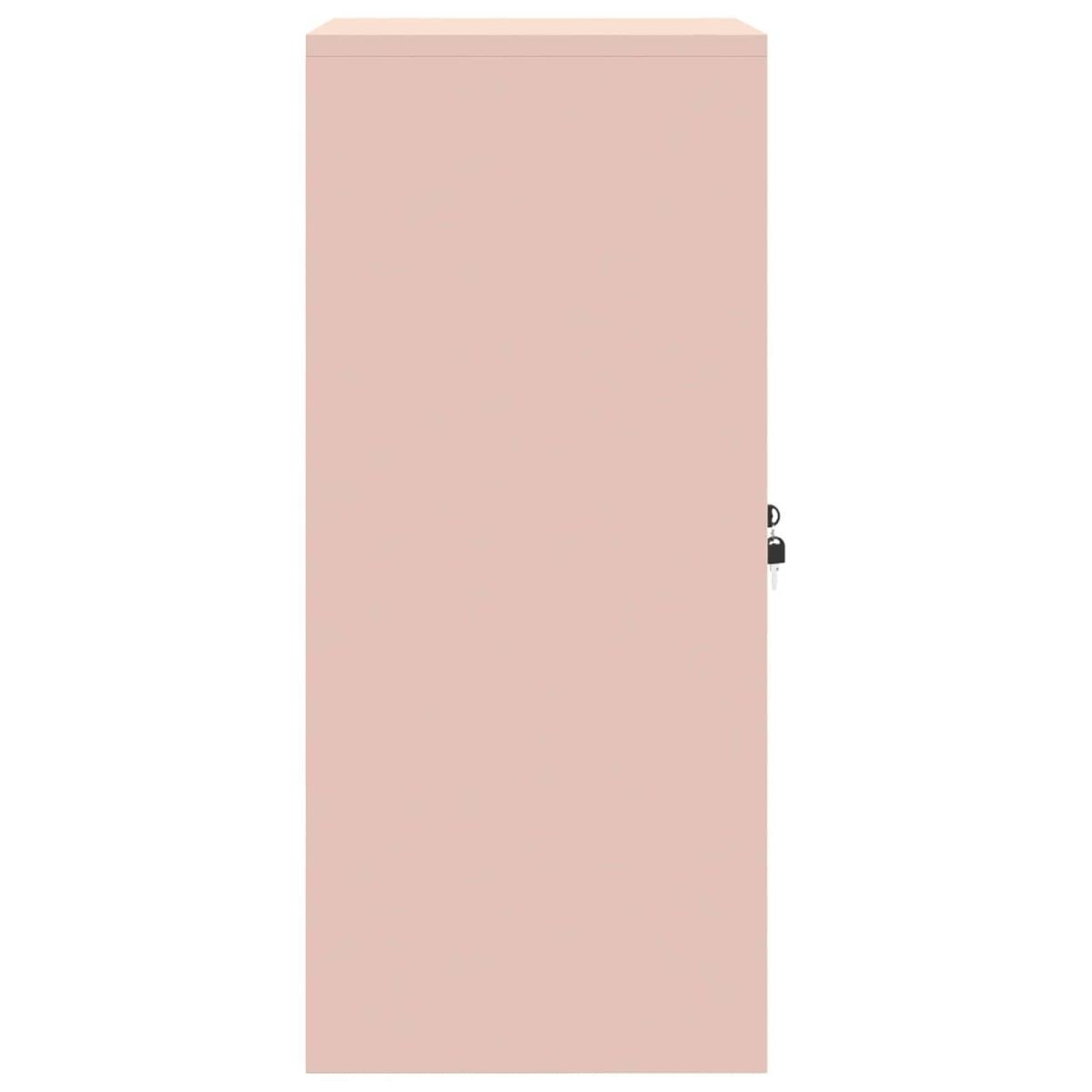 vidaXL Ντουλάπι αποθήκευσης Ροζ 60 x 40 x 90 cm Ατσάλι