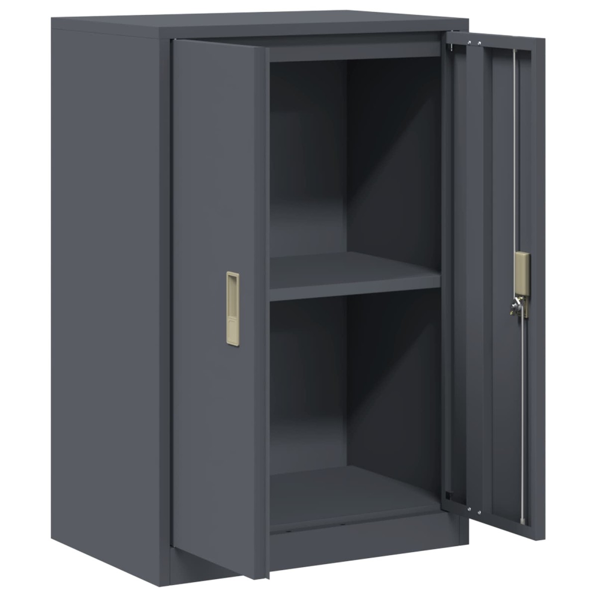 vidaXL Ντουλάπι αποθήκευσης Ανθρακί 60 x 40 x 90 cm Ατσάλι