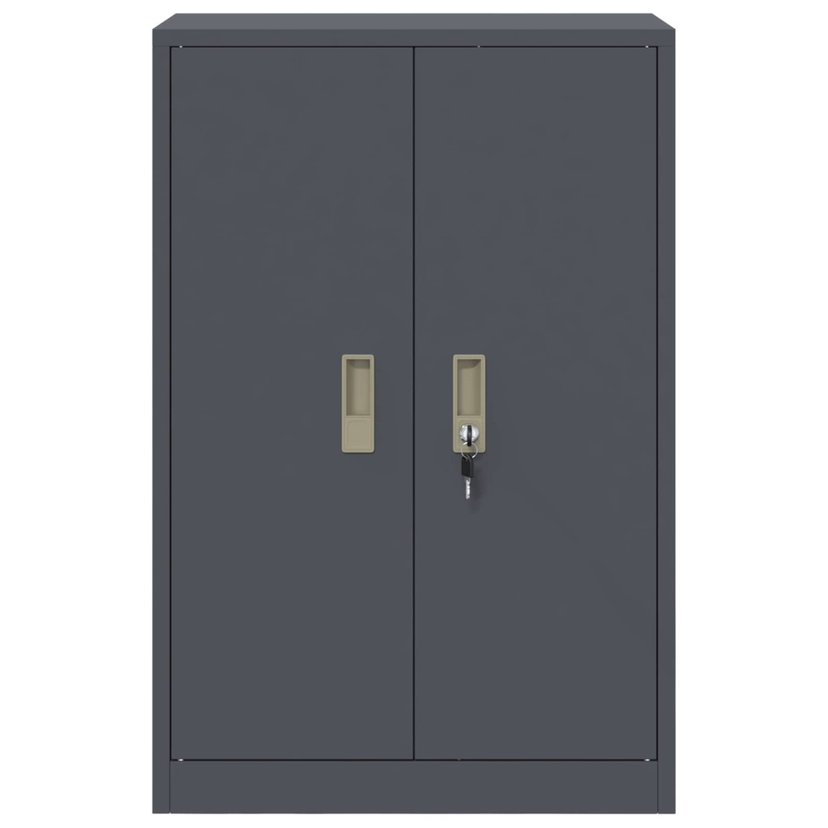 vidaXL Ντουλάπι αποθήκευσης Ανθρακί 60 x 40 x 90 cm Ατσάλι