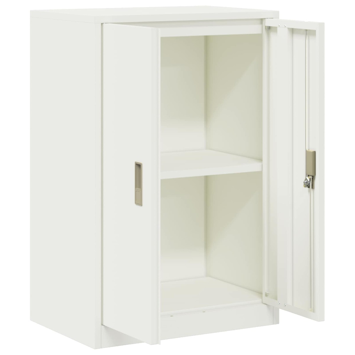 vidaXL Ντουλάπι αποθήκευσης Λευκός 60 x 40 x 90 cm Ατσάλι