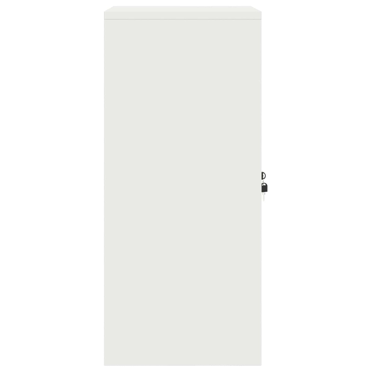 vidaXL Ντουλάπι αποθήκευσης Λευκός 60 x 40 x 90 cm Ατσάλι