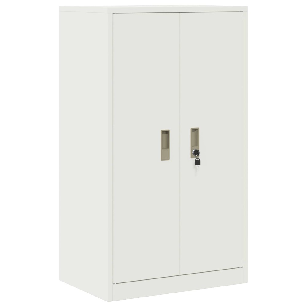 vidaXL Ντουλάπι αποθήκευσης Λευκός 60 x 40 x 105 εκ Ατσάλι