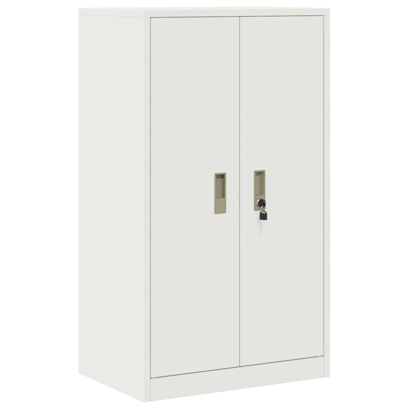 vidaXL Ντουλάπι αποθήκευσης Λευκός 60 x 40 x 105 εκ Ατσάλι