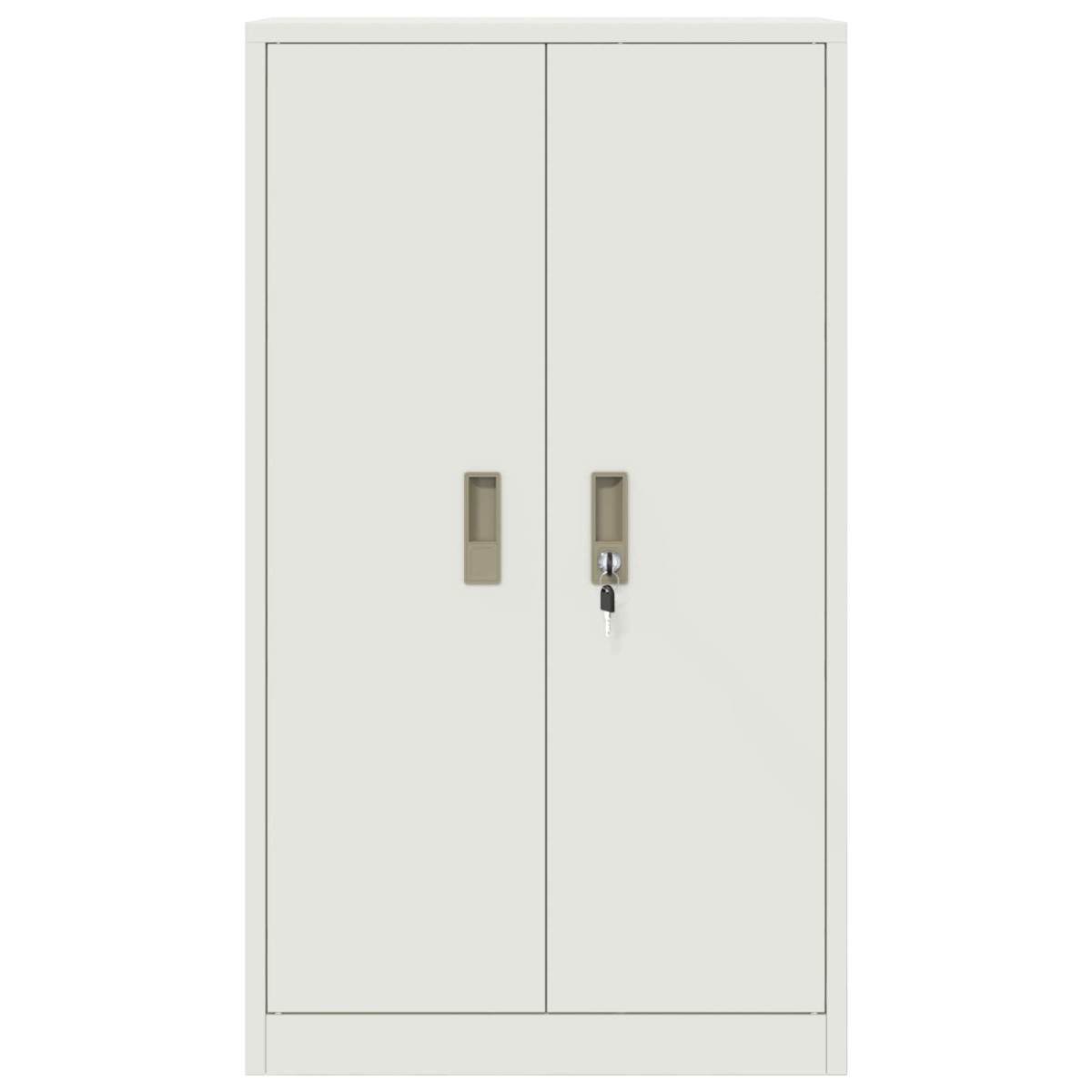 vidaXL Ντουλάπι αποθήκευσης Λευκός 60 x 40 x 105 εκ Ατσάλι