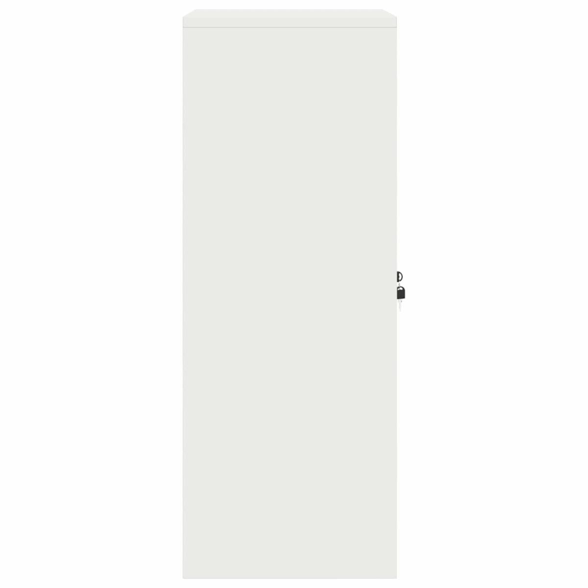 vidaXL Ντουλάπι αποθήκευσης Λευκός 60 x 40 x 105 εκ Ατσάλι
