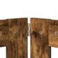vidaXL Στερεωμένη γυαλιστερή πύλη για σκύλους 4 τμχ. 401 εκ