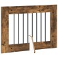 vidaXL Στερεωμένη γυαλιστερή πύλη για σκύλους 4 τμχ. 321 εκ