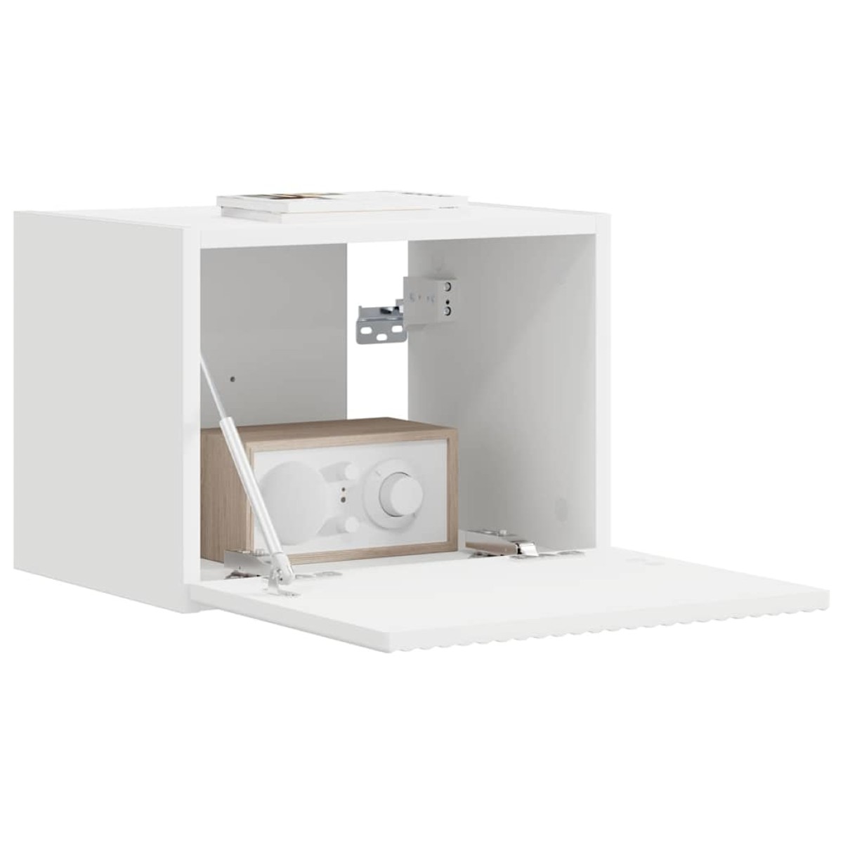 vidaXL Ντουλάπι Τηλεόρασης Τοίχου 39 x 31 x 29,5 εκ Λευκό