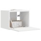 vidaXL Ντουλάπι Τηλεόρασης Τοίχου 39 x 31 x 29,5 εκ Λευκό