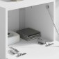 vidaXL Ντουλάπι Τηλεόρασης Τοίχου 39 x 31 x 29,5 εκ Λευκό