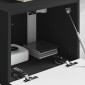 vidaXL Ντουλάπι Τηλεόρασης Τοίχου 39 x 31 x 29,5 εκ Μαύρο