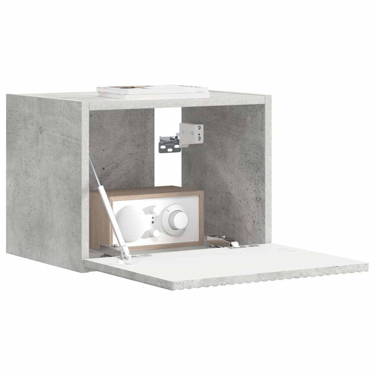 vidaXL Ντουλάπι Τηλεόρασης Τοίχου 39 x 31 x 29,5 εκ Σκυρόδεμα