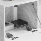 vidaXL Ντουλάπι Τηλεόρασης Τοίχου 39 x 31 x 29,5 εκ Σκυρόδεμα