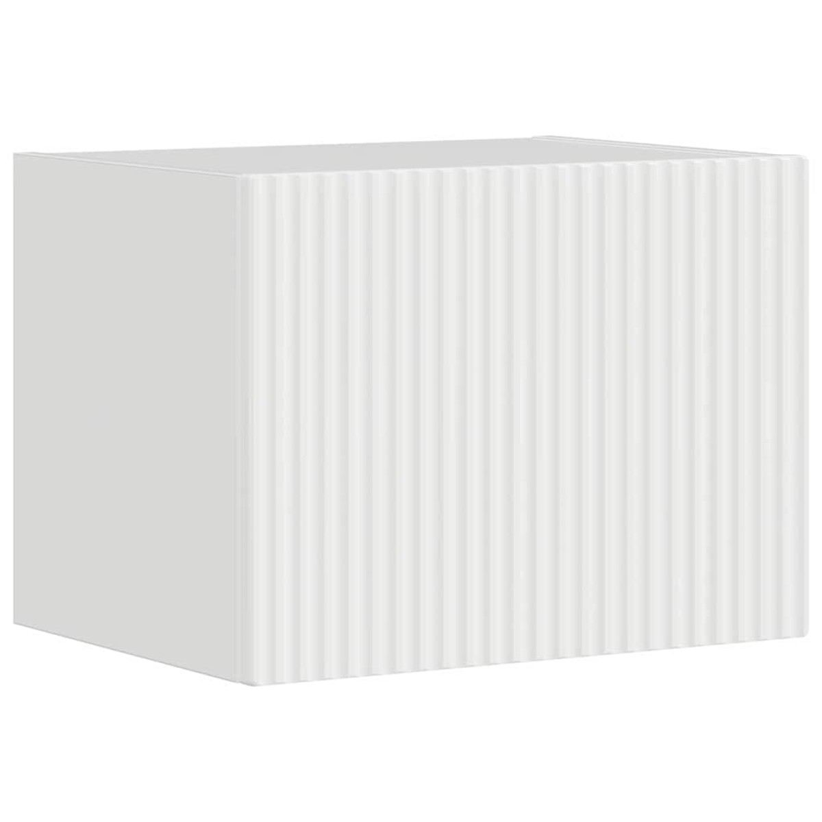 vidaXL Ντουλάπι Τηλεόρασης Τοίχου 39 x 31 x 29,5 εκ Λαμπερό Λευκό