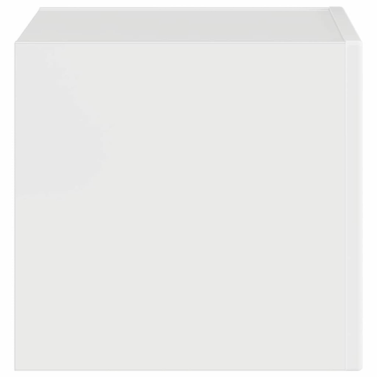 vidaXL Ντουλάπι Τηλεόρασης Τοίχου 39 x 31 x 29,5 εκ Λαμπερό Λευκό
