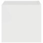 vidaXL Ντουλάπι Τηλεόρασης Τοίχου 39 x 31 x 29,5 εκ Λαμπερό Λευκό