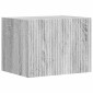 vidaXL Ντουλάπι Τηλεόρασης Τοίχου 39 x 31 x 29,5 εκ Γκρίζο Σονομα