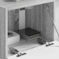 vidaXL Ντουλάπι Τηλεόρασης Τοίχου 39 x 31 x 29,5 εκ Γκρίζο Σονομα