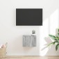 vidaXL Ντουλάπι Τηλεόρασης Τοίχου 39 x 31 x 29,5 εκ Γκρίζο Σονομα