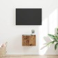 vidaXL Ντουλάπι Τηλεόρασης Τοίχου 39 x 31 x 29,5 εκ Παλιό Ξύλο
