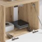 vidaXL Ντουλάπι Τηλεόρασης Τοίχου 39 x 31 x 29,5 εκ Επεξεργασμένο Ξύλο