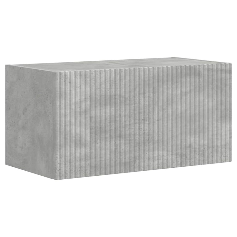 vidaXL Ντουλάπι Τηλεόρασης Τοίχου 60 x 31 x 29,5 εκ Σκυρόδεμα