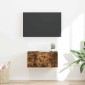 vidaXL Ντουλάπι Τηλεόρασης Τοίχου 60 x 31 x 29,5 εκ Καπνιστό Δρύς