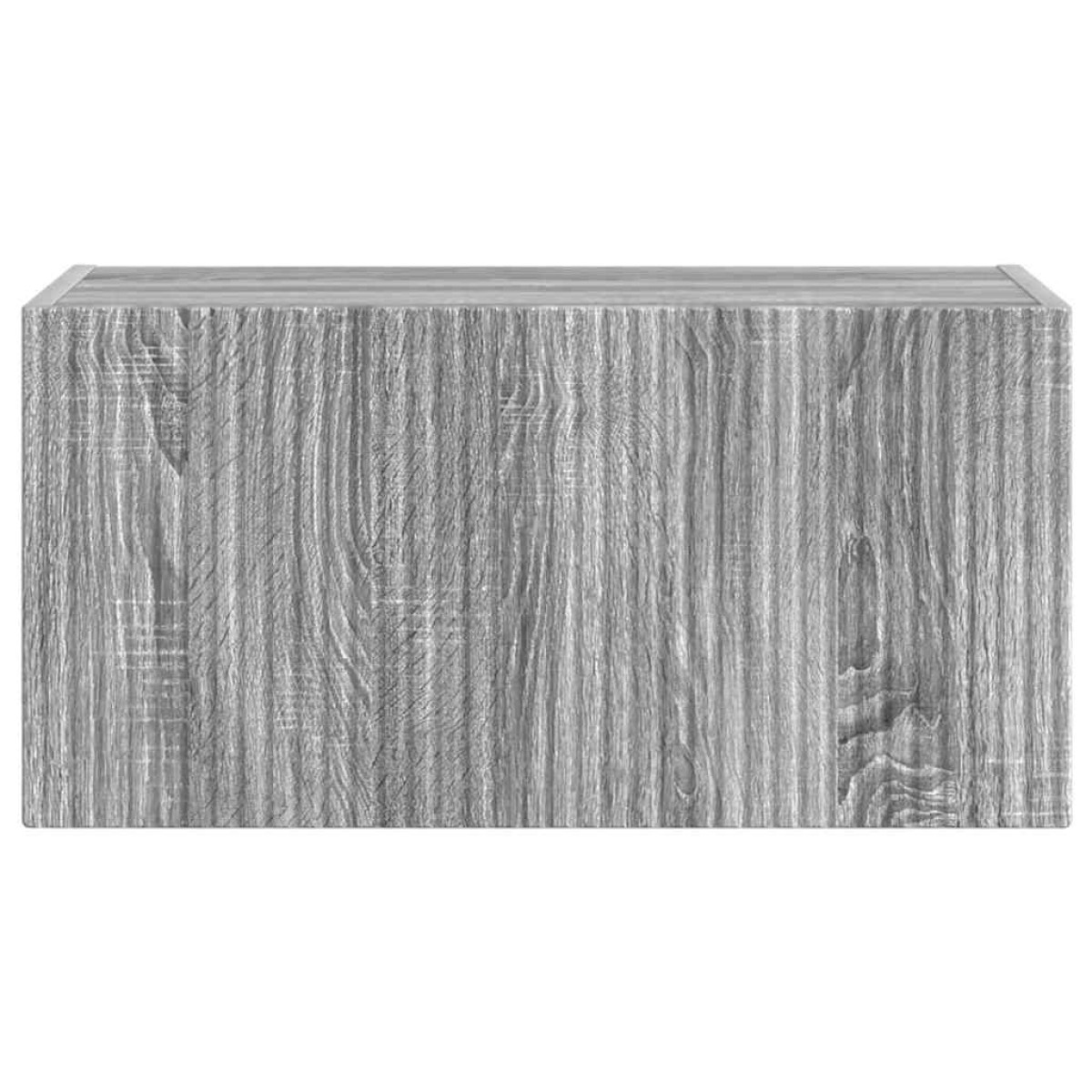vidaXL Ντουλάπι Τηλεόρασης Τοίχου 60 x 31 x 29,5 εκ Γκρίζο Σονομα