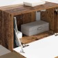 vidaXL Ντουλάπι Τηλεόρασης Τοίχου 60 x 31 x 29,5 εκ Παλιό Ξύλο