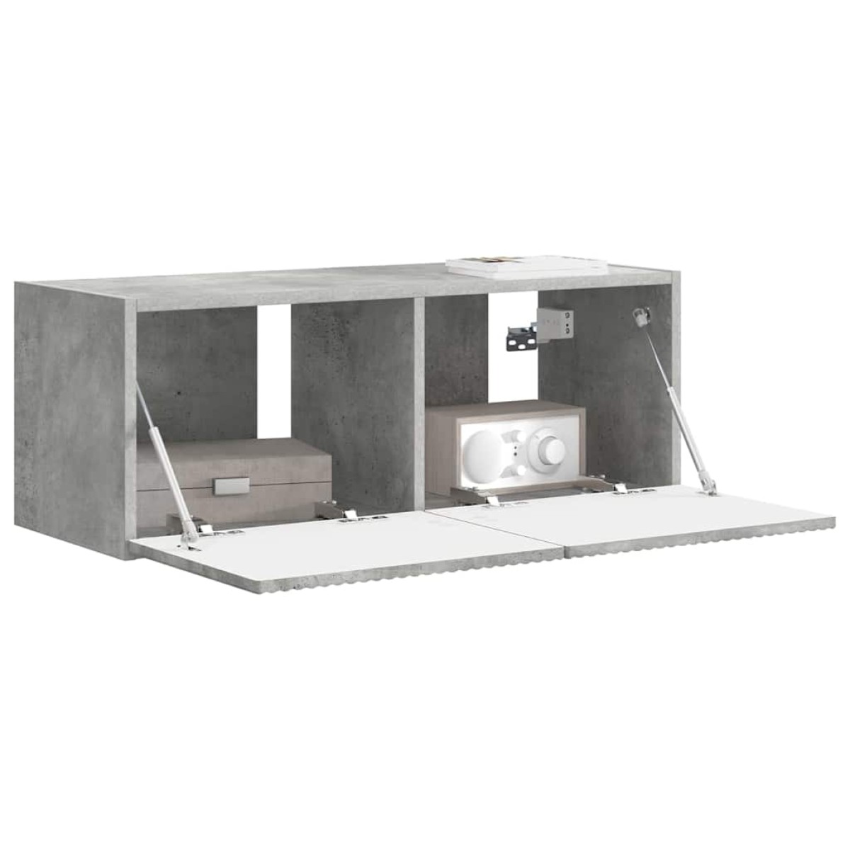 vidaXL Ντουλάπι Τηλεόρασης Τοίχου 78,5 x 31 x 29,5 εκ Σκυρόδεμα