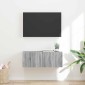 vidaXL Ντουλάπι Τηλεόρασης Τοίχου 78,5 x 31 x 29,5 εκ Γκρίζο Σονομα