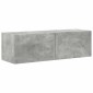 vidaXL Ντουλάπι Τηλεόρασης Τοίχου 98 x 31 x 29,5 εκ Σκυρόδεμα