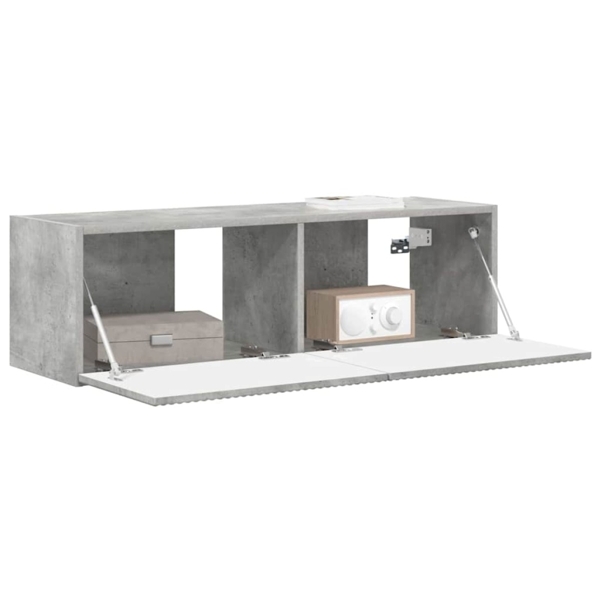 vidaXL Ντουλάπι Τηλεόρασης Τοίχου 98 x 31 x 29,5 εκ Σκυρόδεμα